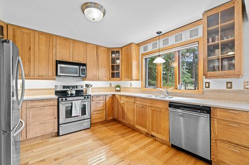 8475 Squilax-Anglemont Road, Anglemont, BC - Indoor Photo Showing Kitchen With Double Sink