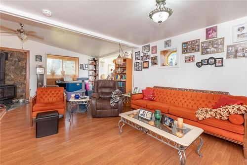 3049 Hornsberger Road, Salmon Arm, BC - Indoor Photo Showing Living Room With Fireplace