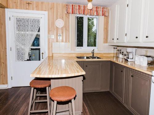 Kitchen - 106 Rue Bertrand, Saint-Denis-De La Bouteillerie, QC - Indoor Photo Showing Kitchen With Double Sink