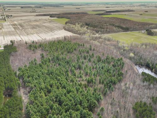 Aerial photo - Rg De La Ferme, Sainte-Perpétue, QC 