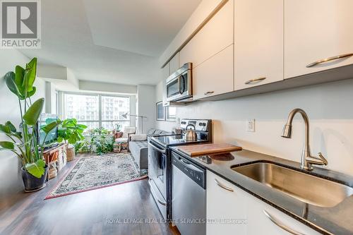 1527 - 38 Joe Shuster Way, Toronto W01, ON - Indoor Photo Showing Kitchen