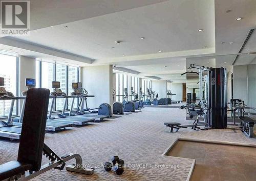 2209 - 3975 Grand Park Drive, Mississauga, ON - Indoor Photo Showing Gym Room