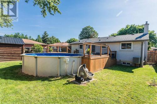 25 Antrim Crescent, London, ON - Outdoor With Above Ground Pool With Backyard With Exterior