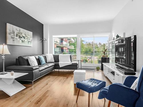 Living room - 208-4952 Rue Honoré-Beaugrand, Saint-Augustin-De-Desmaures, QC - Indoor Photo Showing Living Room