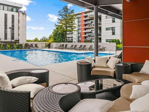 Pool - 208-4952 Rue Honoré-Beaugrand, Saint-Augustin-De-Desmaures, QC - Outdoor With In Ground Pool With Exterior