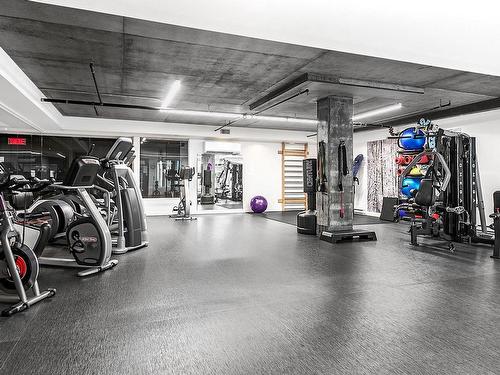 Exercise room - 208-4952 Rue Honoré-Beaugrand, Saint-Augustin-De-Desmaures, QC - Indoor Photo Showing Gym Room