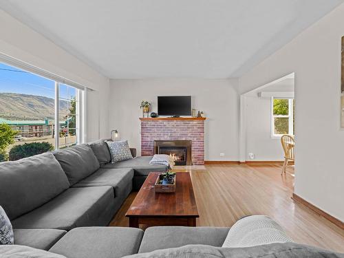 1065 Nicola Street, Kamloops, BC - Indoor Photo Showing Living Room With Fireplace