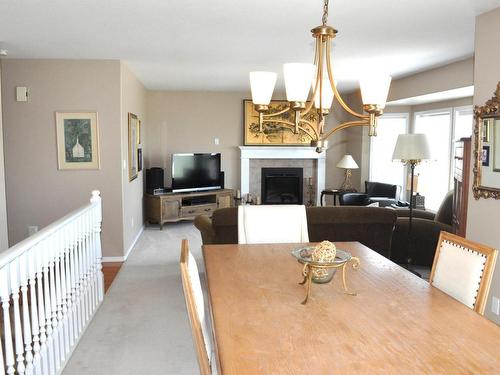2332 Whitburn Cres, Kamloops, BC - Indoor Photo Showing Dining Room With Fireplace
