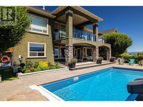 2241 Hihannah Drive, West Kelowna, BC - Outdoor With In Ground Pool With Balcony