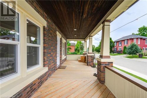 35 Brock Street, Woodstock, ON - Outdoor With Deck Patio Veranda With Exterior