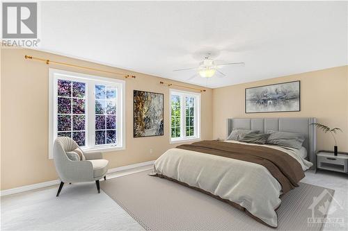 Virtually Staged - 127 Gray Crescent, Kanata, ON - Indoor Photo Showing Bedroom