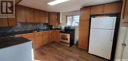 109 Cairo Street, Wolseley, SK - Indoor Photo Showing Kitchen With Double Sink