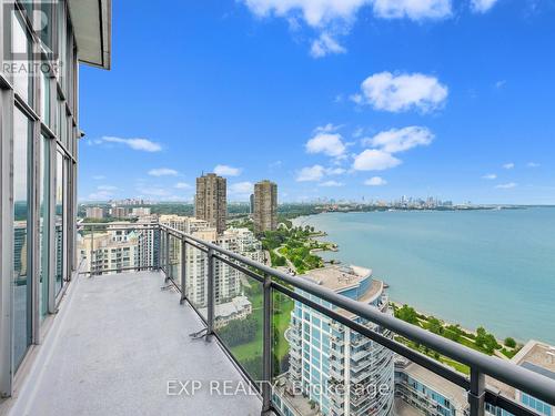 218 - 2119 Lakeshore Boulevard W, Toronto, ON - Outdoor With Body Of Water With Balcony With View