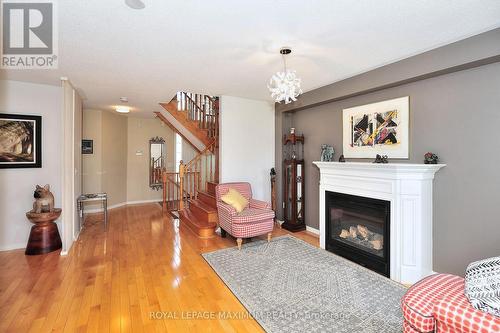 56 Castelli Court, Caledon, ON - Indoor Photo Showing Living Room With Fireplace