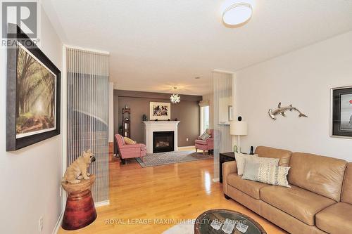 56 Castelli Court, Caledon, ON - Indoor Photo Showing Living Room With Fireplace