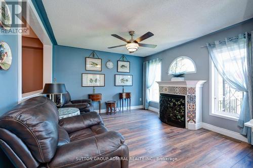 43 Crestridge Drive, Caledon (Bolton North), ON - Indoor Photo Showing Living Room With Fireplace