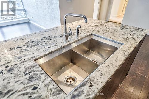 3709 - 180 University Avenue, Toronto C01, ON - Indoor Photo Showing Kitchen With Double Sink