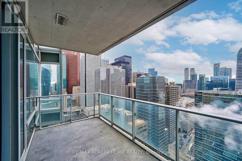 3709 - 180 University Avenue, Toronto C01, ON - Outdoor With Balcony With View With Exterior