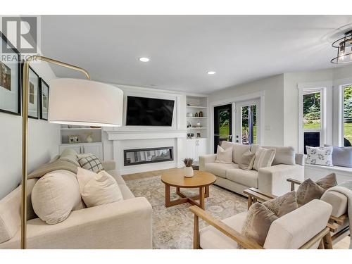 9384 Summerset Place, Prince George, BC - Indoor Photo Showing Living Room With Fireplace