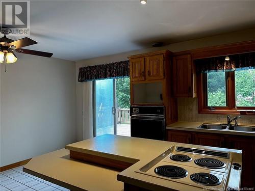 239 Dover Street, Campbellton, NB - Indoor Photo Showing Kitchen With Double Sink