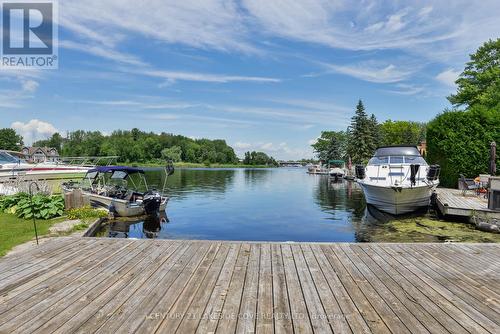 13 Old Indian Trail N, Ramara (Brechin), ON - Outdoor With Body Of Water With Deck Patio Veranda With View