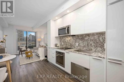 303 - 75 Canterbury Place, Toronto (Newtonbrook West), ON - Indoor Photo Showing Kitchen With Upgraded Kitchen