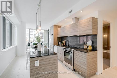 303 - 8 Charlotte Street, Toronto, ON - Indoor Photo Showing Kitchen With Upgraded Kitchen