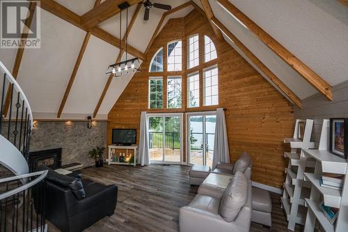 26455 N Ness Lake Road, Prince George, BC - Indoor With Fireplace