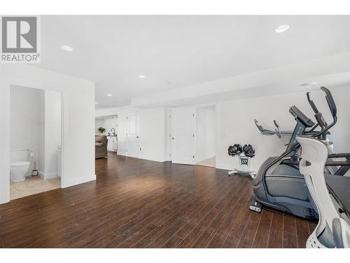 13023 Shoreline Drive, Lake Country, BC - Indoor Photo Showing Gym Room