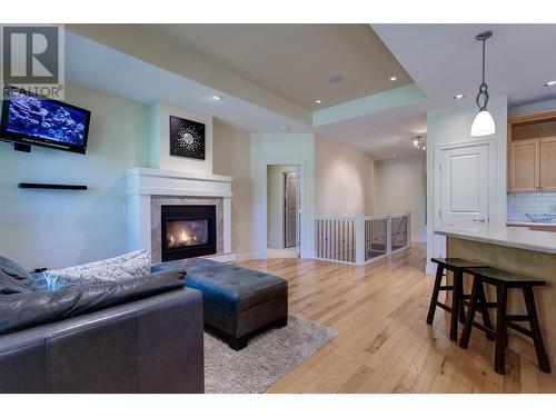 13079 Staccato Drive, Lake Country, BC - Indoor Photo Showing Living Room With Fireplace