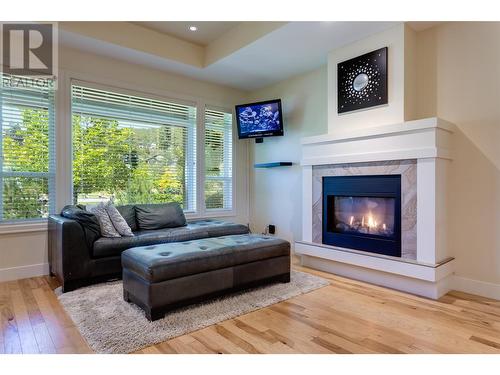 13079 Staccato Drive, Lake Country, BC - Indoor Photo Showing Living Room With Fireplace