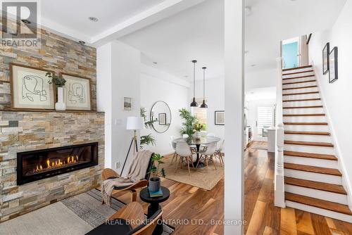 111 Manning Avenue, Toronto C01, ON - Indoor With Fireplace