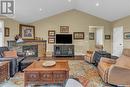 228 Woodland Avenue, Buena Vista, SK  - Indoor Photo Showing Living Room With Fireplace 