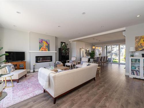 7032 Brailsford Pl, Sooke, BC - Indoor Photo Showing Living Room With Fireplace