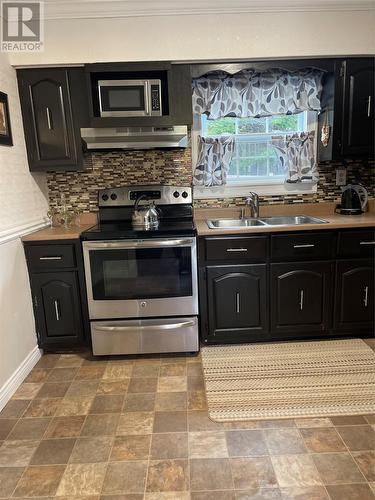 124 Raymonds Road, St. Bernards, NL - Indoor Photo Showing Kitchen With Stainless Steel Kitchen With Double Sink