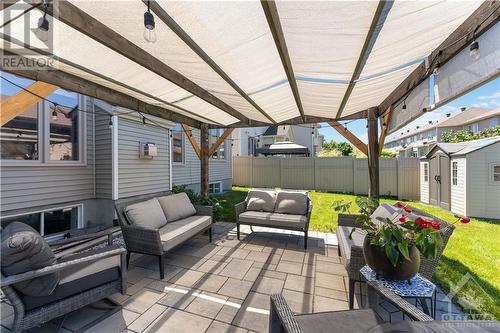 Beautiful sunny backyard on a 50 ft wide lot - 284 Calaveras Avenue, Ottawa, ON - Outdoor With Deck Patio Veranda With Exterior