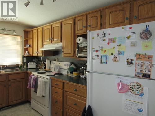 1125 Mountain Street, Robson, BC - Indoor Photo Showing Kitchen With Double Sink