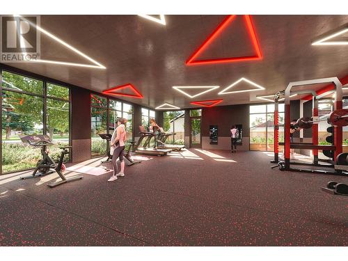 1274 Devonshire Avenue Unit# 312, Kelowna, BC - Indoor Photo Showing Gym Room
