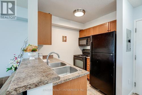 407 - 5225 Finch Avenue E, Toronto E07, ON - Indoor Photo Showing Kitchen With Double Sink