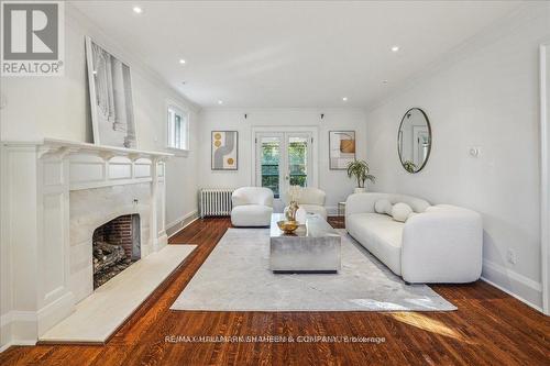 251 Lytton Boulevard, Toronto, ON - Indoor Photo Showing Living Room With Fireplace