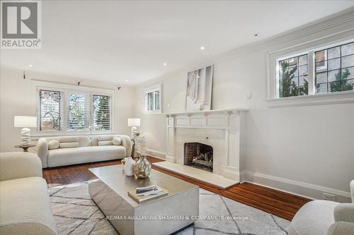 251 Lytton Boulevard, Toronto (Lawrence Park South), ON - Indoor Photo Showing Living Room With Fireplace