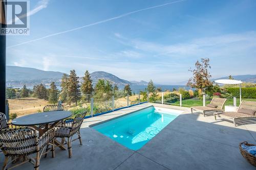 525 Vancouver Avenue, Penticton, BC - Outdoor With In Ground Pool With Deck Patio Veranda With View