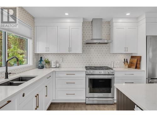 16 Caramillo Road, Kelowna, BC - Indoor Photo Showing Kitchen With Double Sink With Upgraded Kitchen