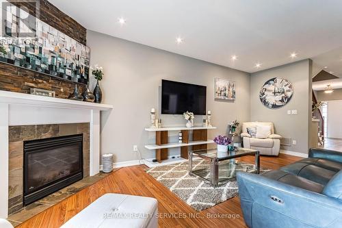 36 Myers Lane, Hamilton, ON - Indoor Photo Showing Living Room With Fireplace