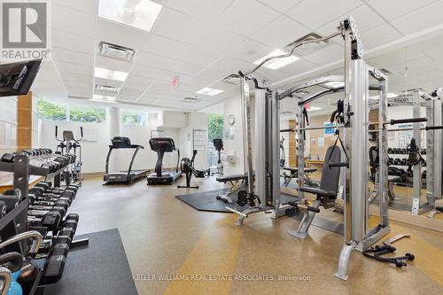 1107 - 1055 Southdown Road, Mississauga, ON - Indoor Photo Showing Gym Room