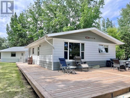 210 Ruby Drive, Hitchcock Bay, SK - Outdoor With Deck Patio Veranda With Exterior