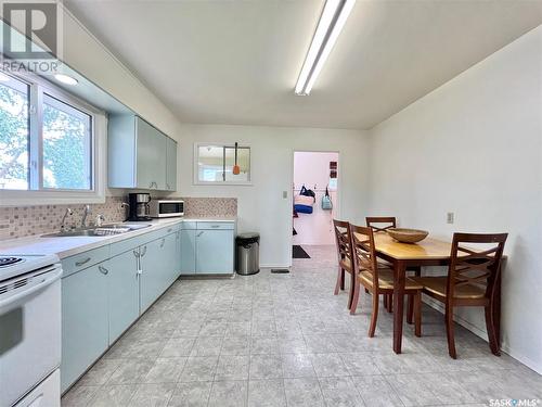 210 Ruby Drive, Hitchcock Bay, SK - Indoor Photo Showing Kitchen With Double Sink