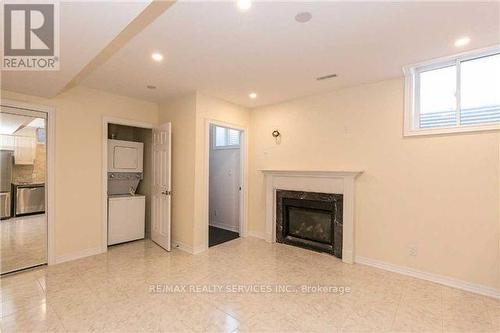 (Bsmt) - 35 Kelways Circle, Brampton, ON - Indoor With Fireplace