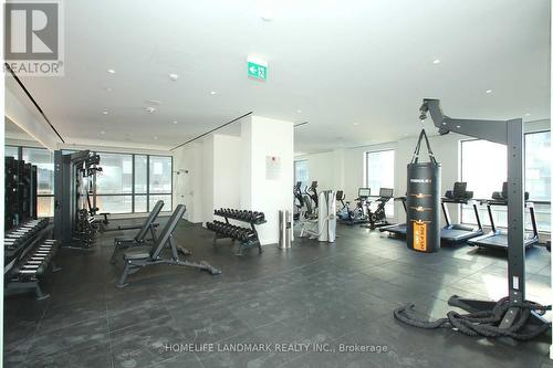 #  410 - 39 Roehampton Avenue, Toronto C10, ON - Indoor Photo Showing Gym Room