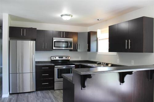 383 Birch Street, Arborg, MB - Indoor Photo Showing Kitchen With Double Sink With Upgraded Kitchen